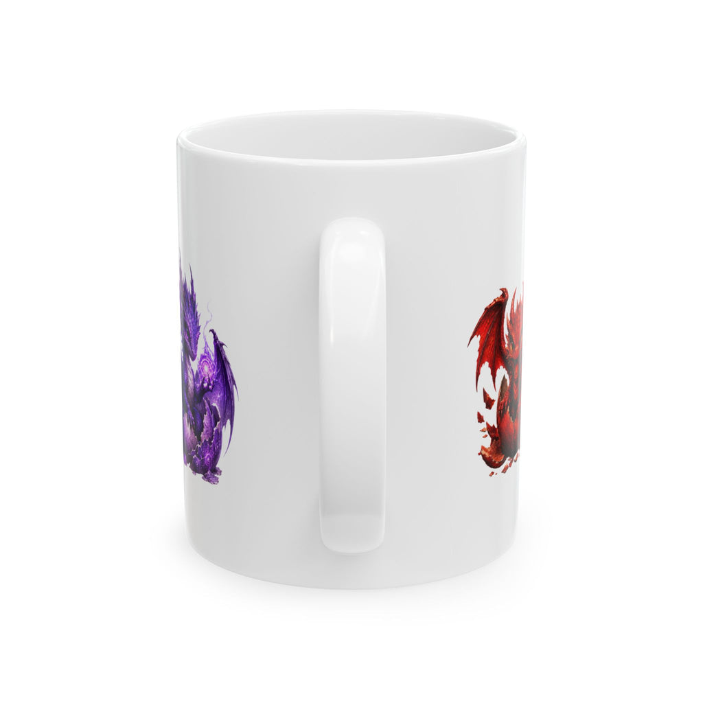 Baby Dragon Parade Ceramic Mug – Colorful Fantasy Dragons 11oz/15oz