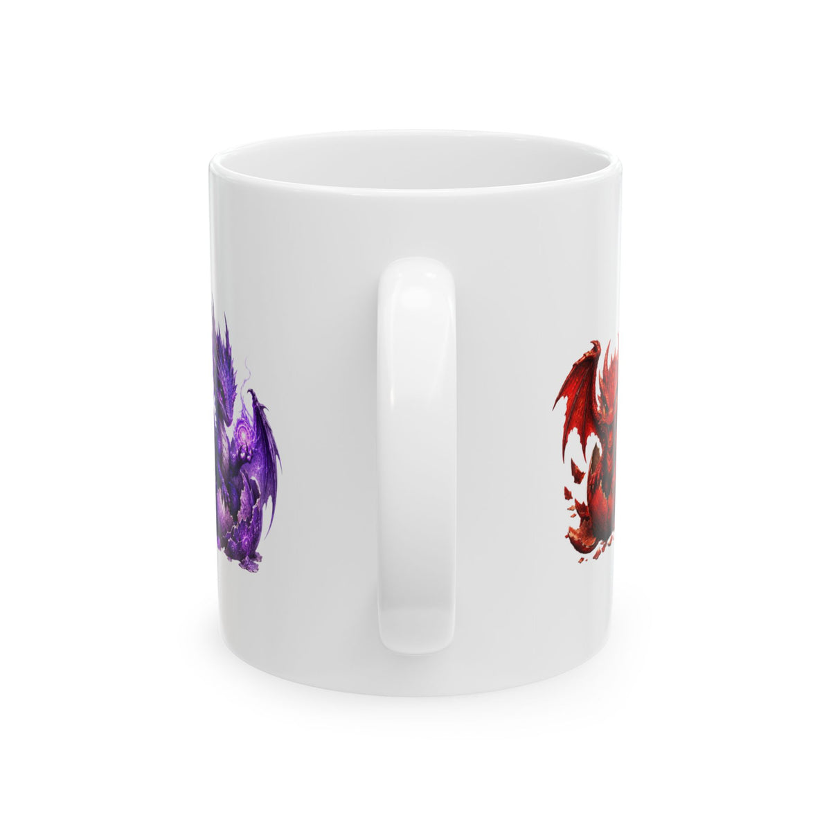 Baby Dragon Parade Ceramic Mug – Colorful Fantasy Dragons 11oz/15oz