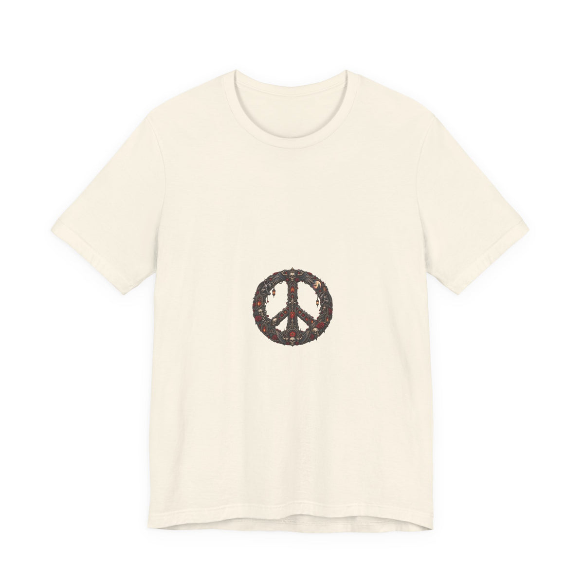 Peace Sign T‑Shirt — Vintage Floral Peace Symbol Tee