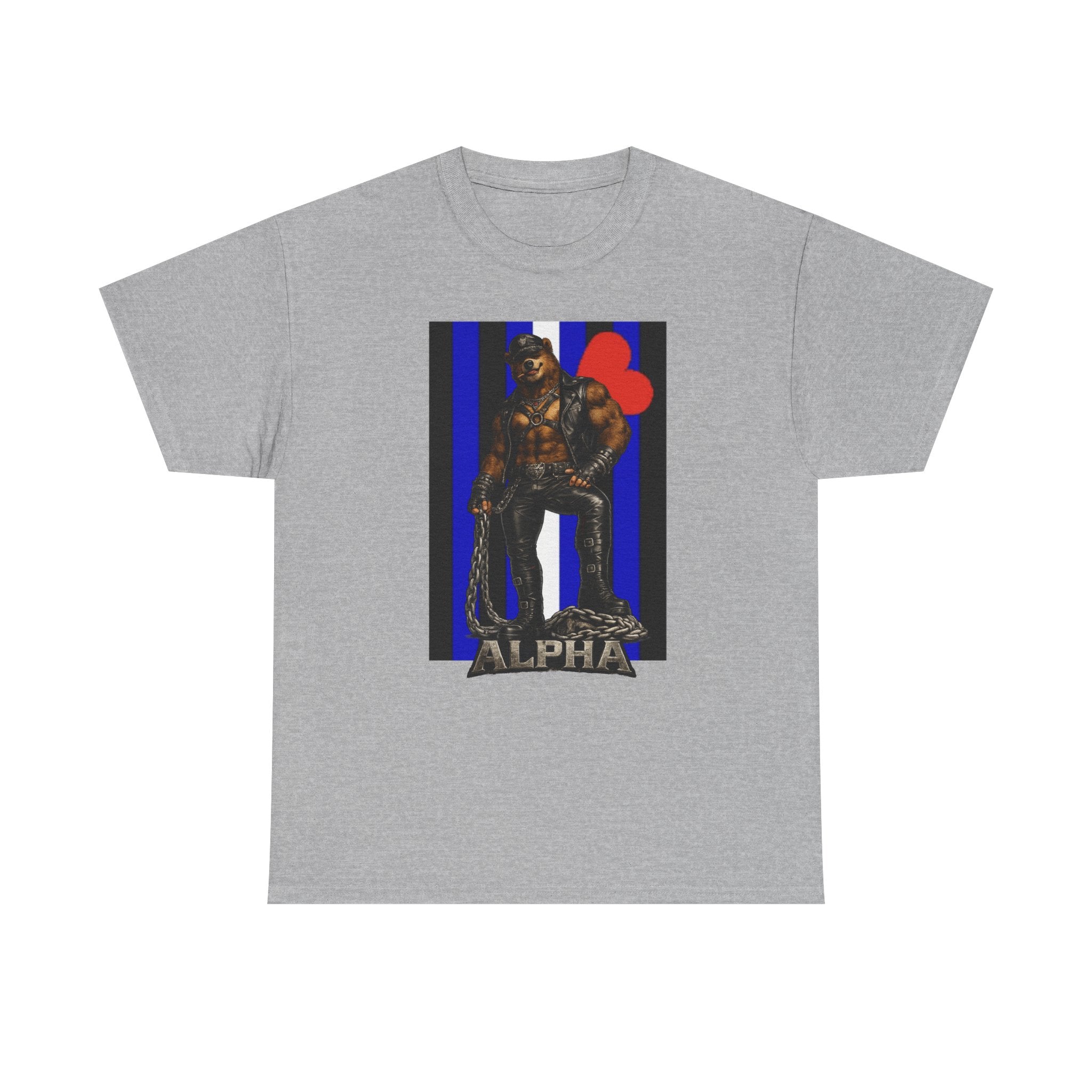 Alpha Leather Daddy T-Shirt — Pride Biker Art Tee