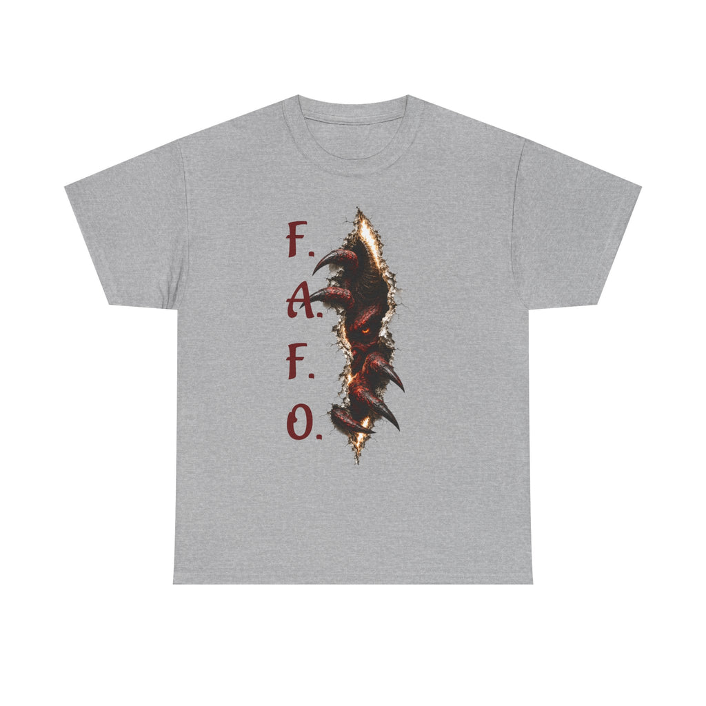 F.A.F.O. Demon inside Graphic Tee — Gothic Horror Vampire T-Shirt.