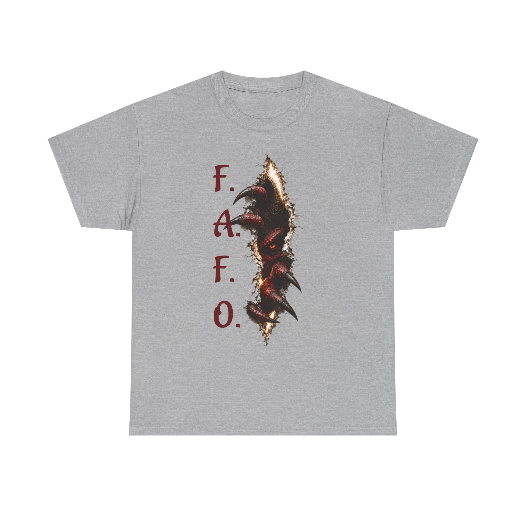 F.A.F.O. Demon inside Graphic Tee — Gothic Horror Vampire T-Shirt.