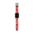 Red Bandana Pattern Watch Band — Hanky Code Style