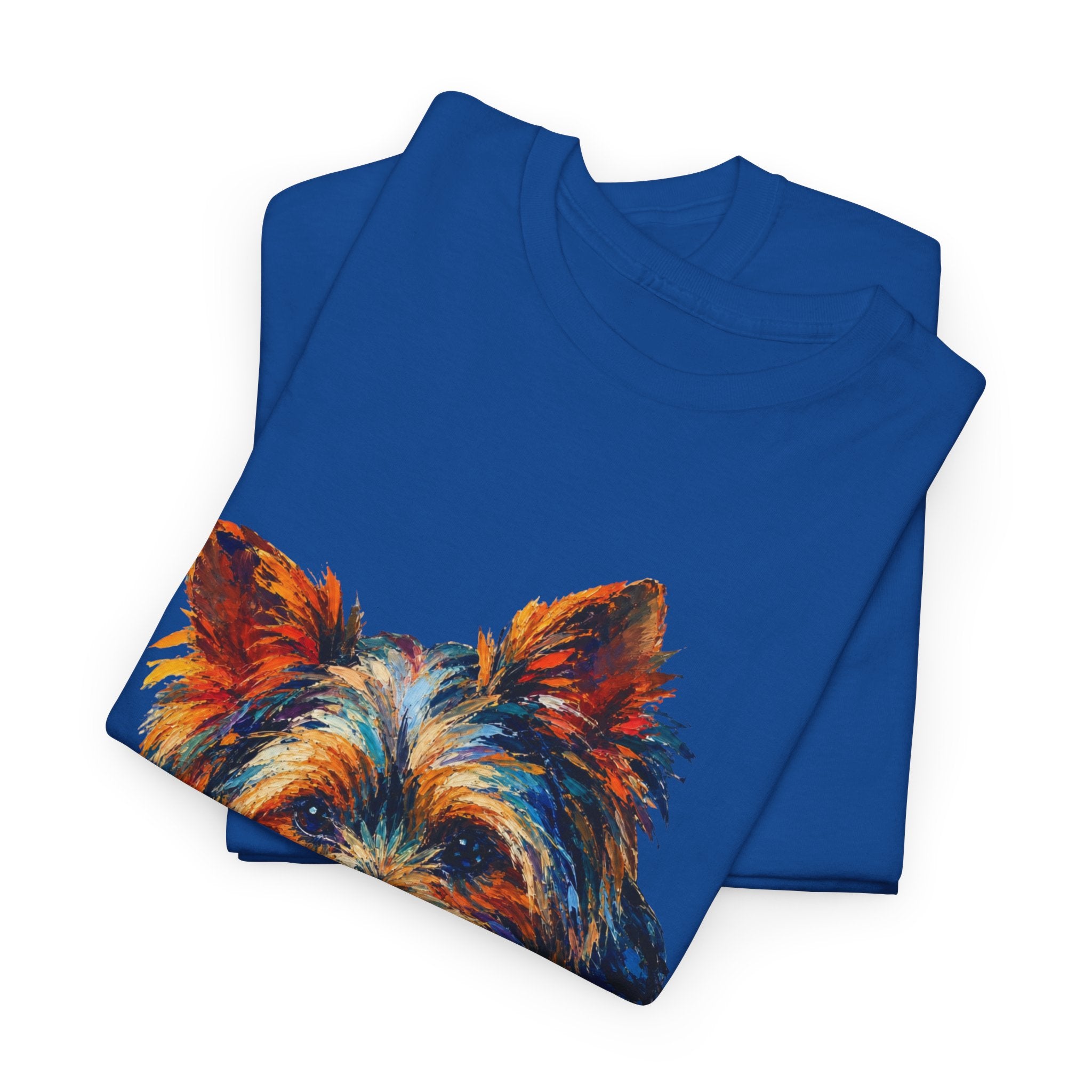 Yorkshire Terrier Portrait T-Shirt — Colorful Cute Yorkie Tee for Dog Lovers