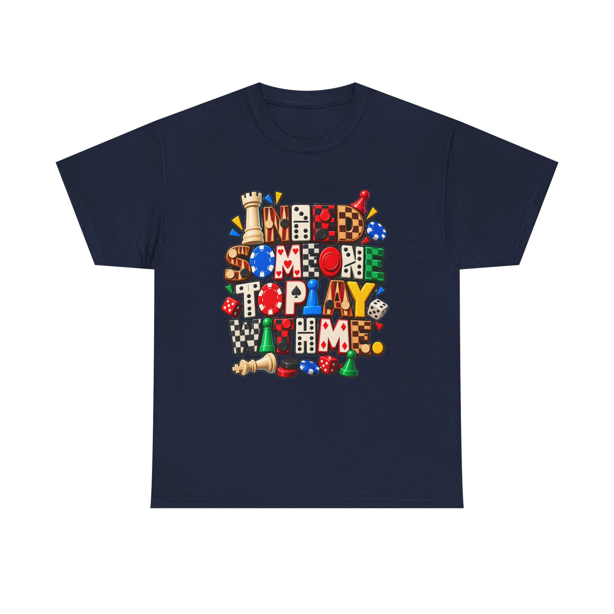 Board Game Lover T‑Shirt — Need More Time to Play 'Em Graphic Tee