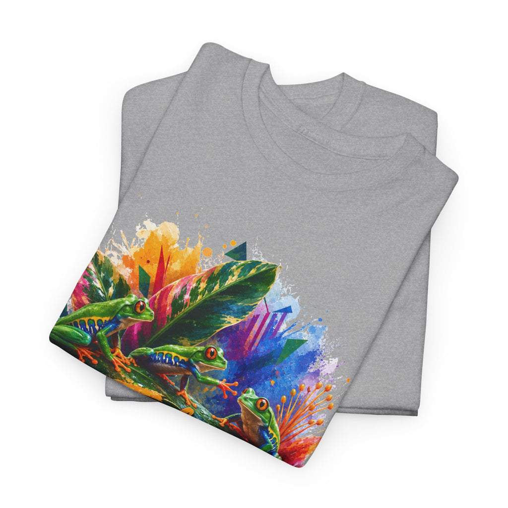 Feeling Froggy T-Shirt – Colorful Frog Graphic Tee