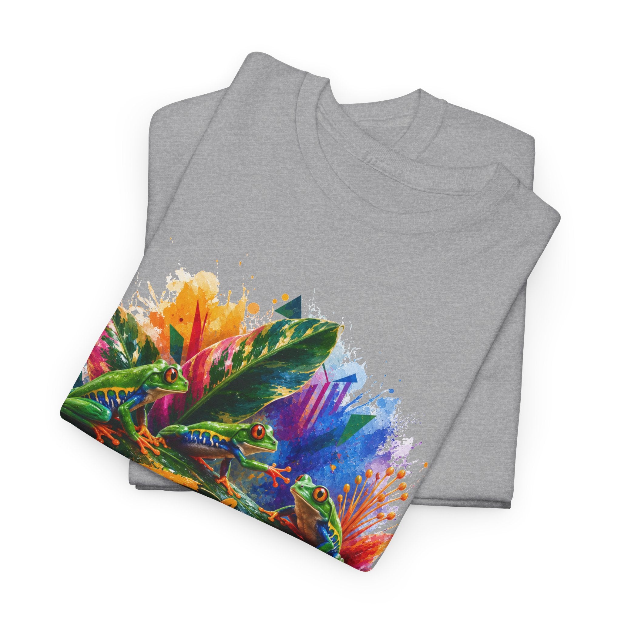 Feeling Froggy T-Shirt – Colorful Frog Graphic Tee