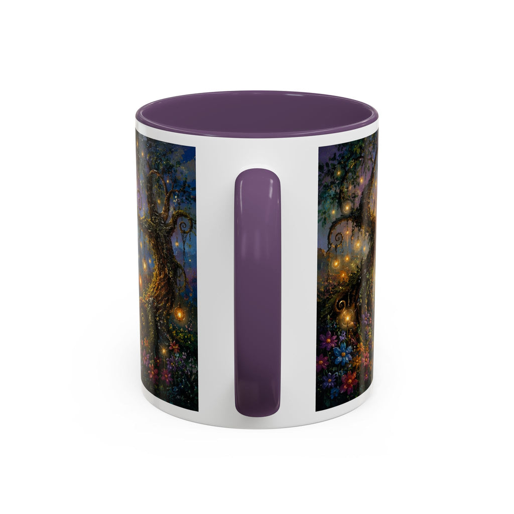 Fantasy Fairyland Coffee Mug — Rainbow Castle Magical Woodland Tea Cup