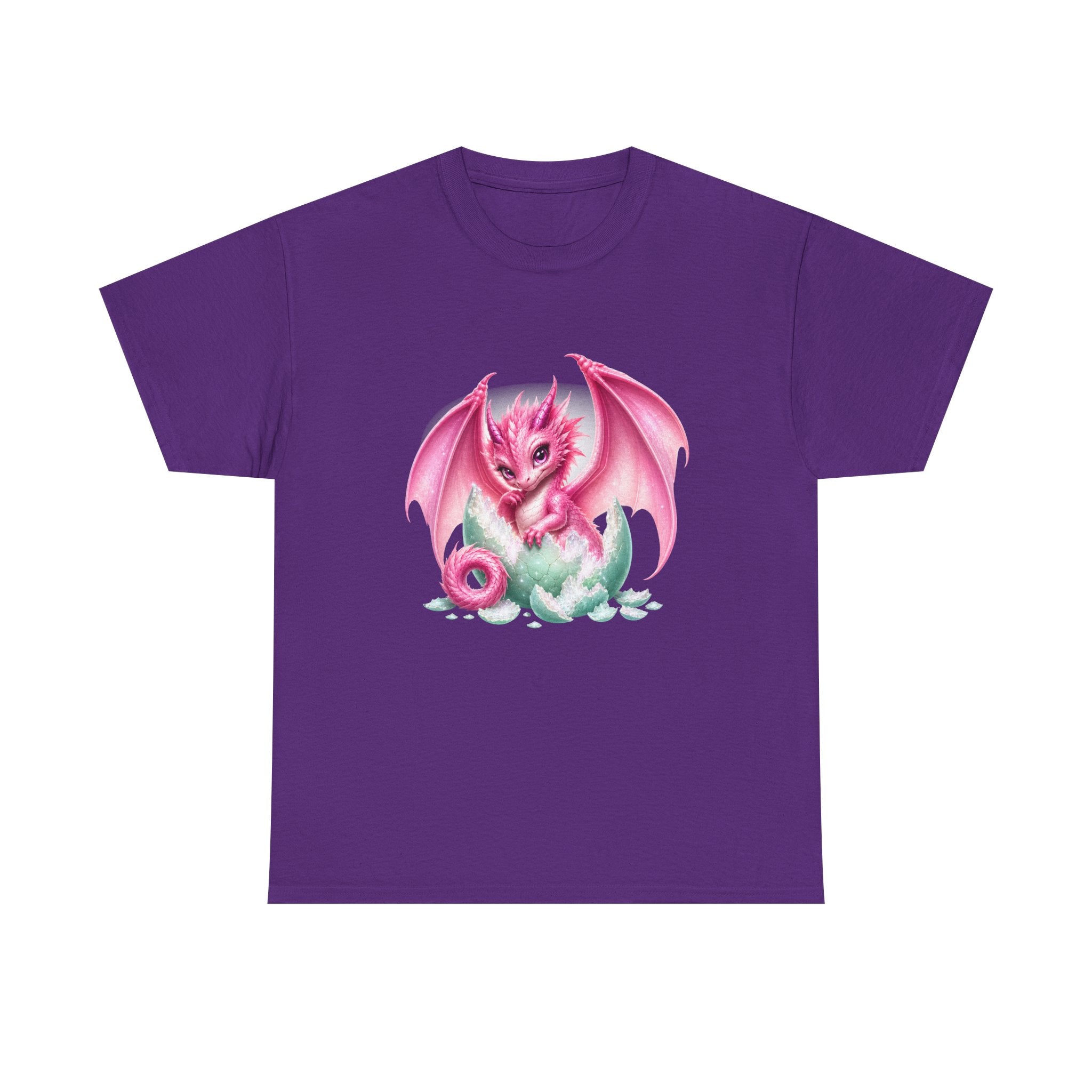Pink Baby Dragon T-Shirt — Cute Fantasy Dragon Graphic Tee