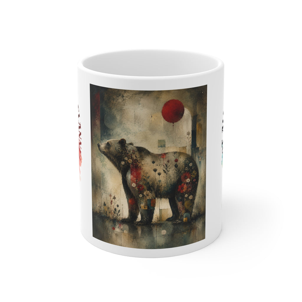 Not All Bears Wear Flannel 11oz Ceramic Mug — Vintage Bear Art Coffee Cup