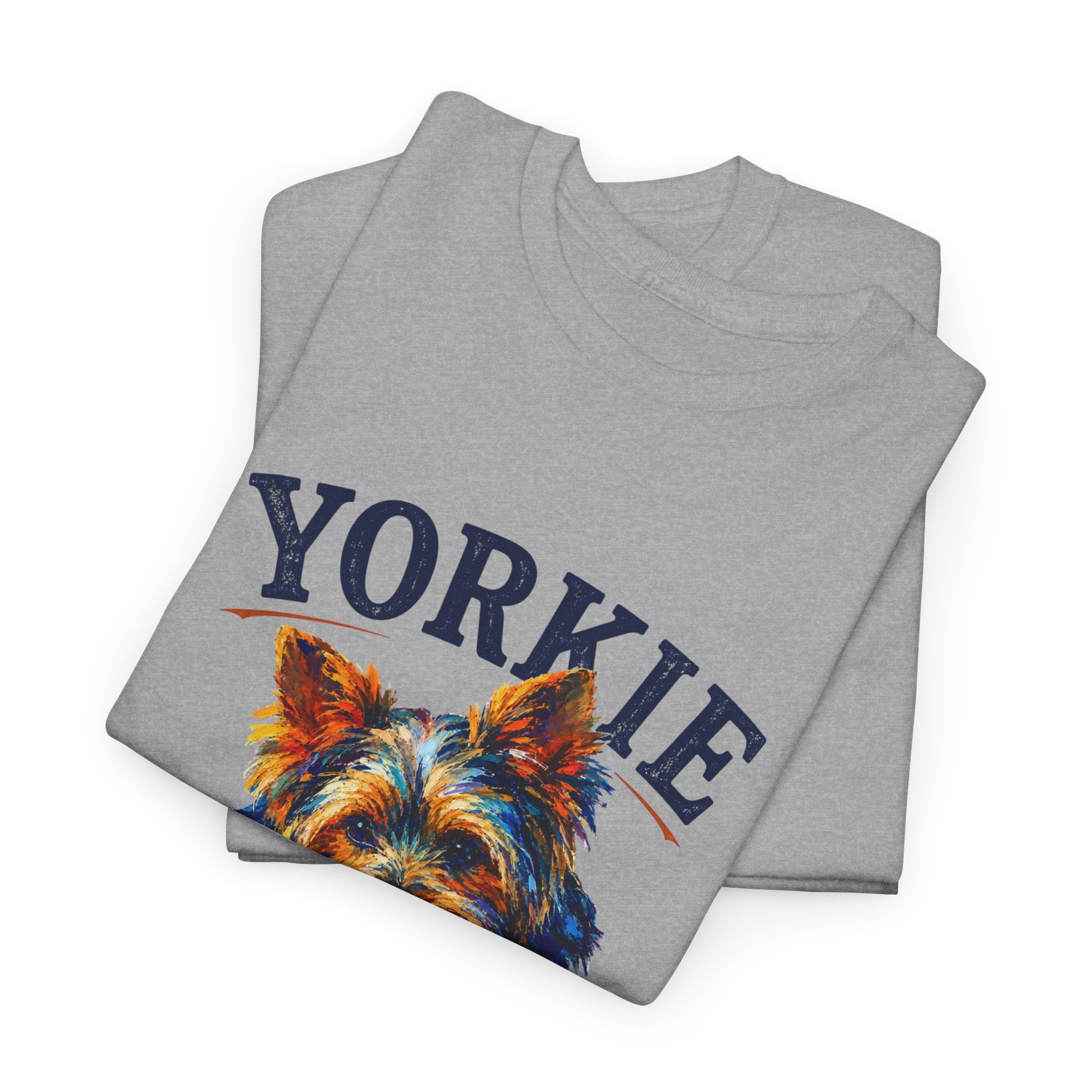 Yorkie Grandpa T-Shirt — Vintage Style Dog Lover Tee for Grandfathers