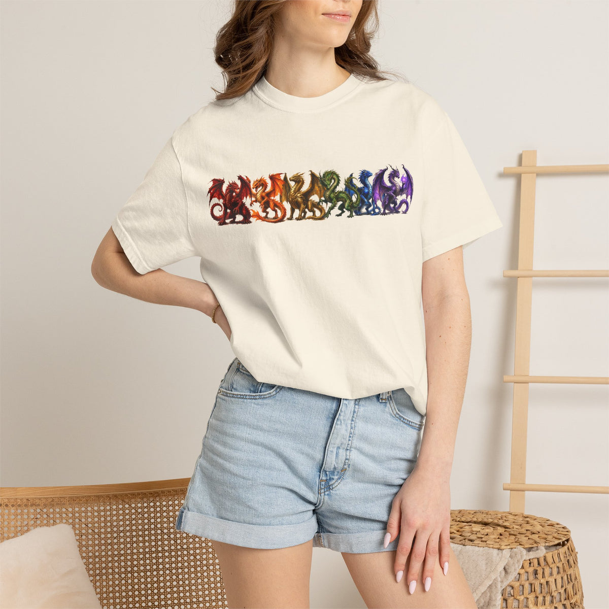 Rainbow Dragon Lineup T-Shirt