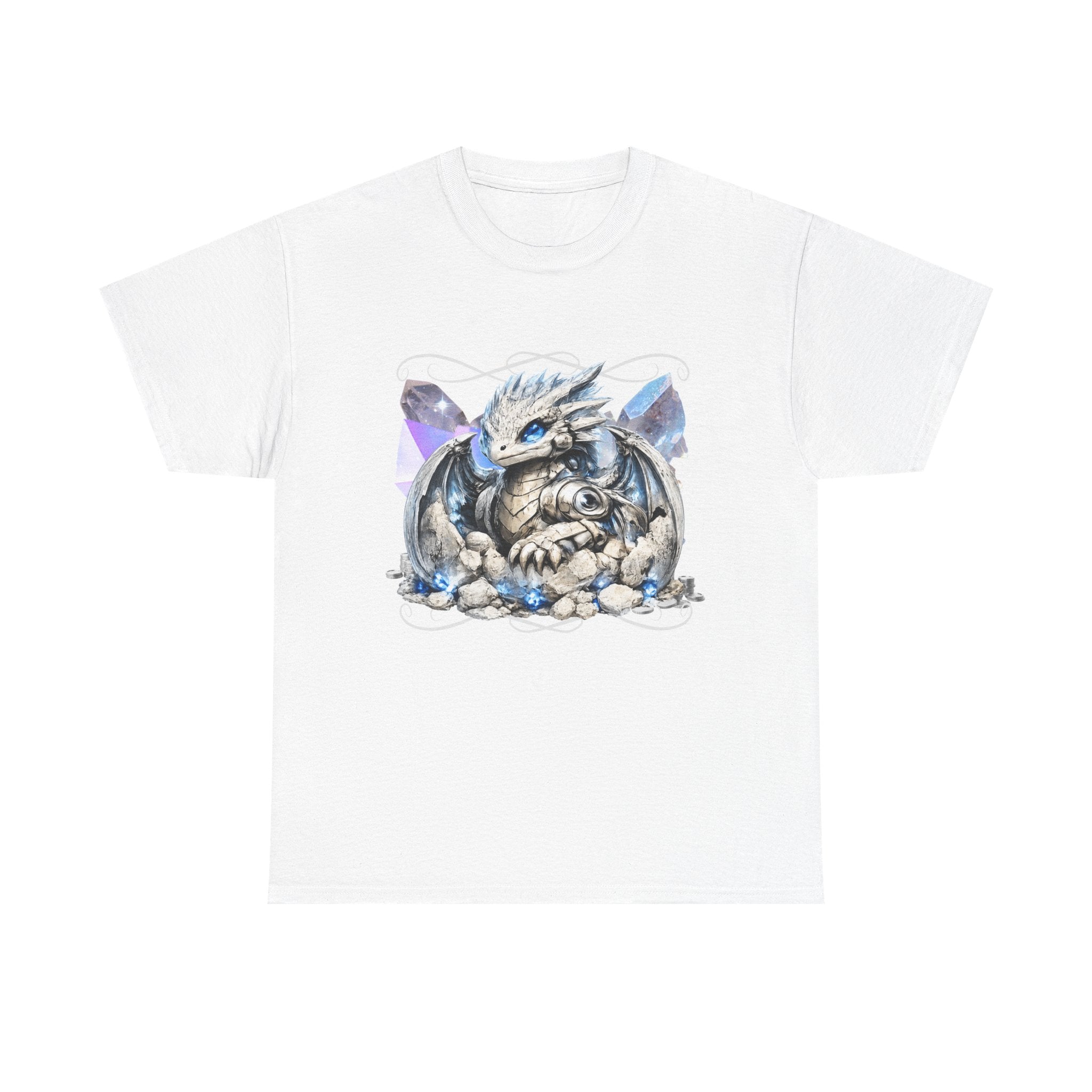 Ice Dragon Tee — Cute Baby Dragon Illustration T‑Shirt